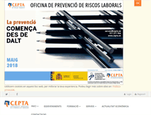 Tablet Screenshot of cepta.es